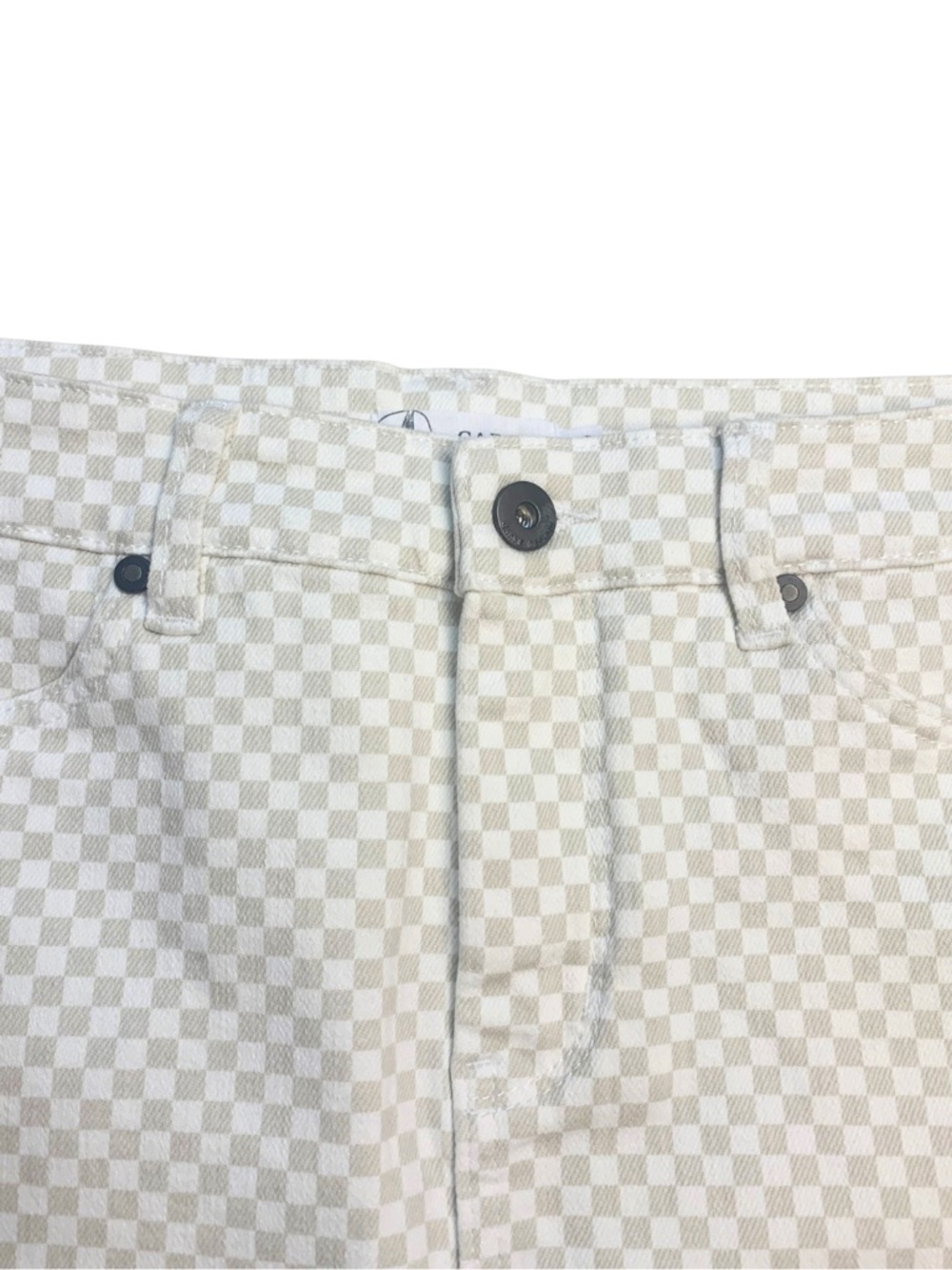Carve Designs Maui Skirt Tan Cream Checks Print Denim
Retro Beachy Checkered - Picture 2 of 9